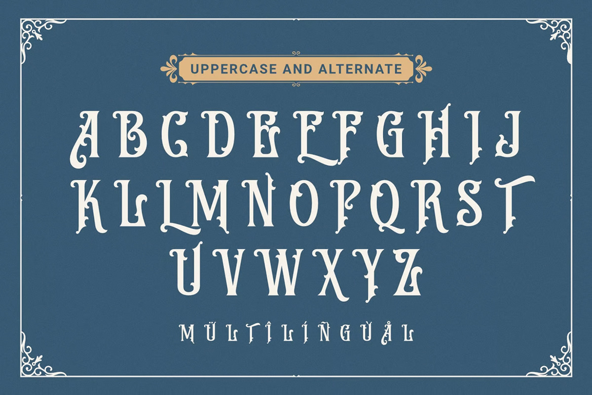 Emagos - Vintage Font, a Serif Font by Viswal Studio (Photo 2 of 6)