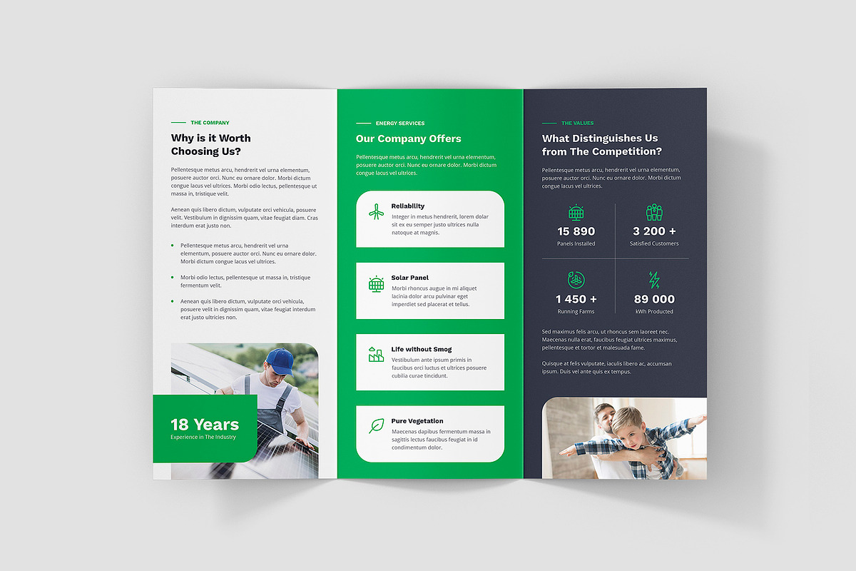 Solar Energy Brochure Tri-Fold Canva, a Brochure Template by artbart (Photo 6 of 8)