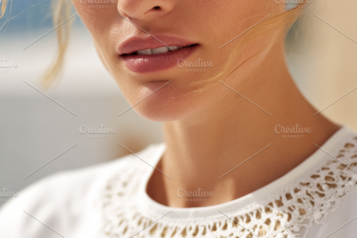 Blonde woman with green eyes showing natural beauty and healthy, a Beauty & Fashion Photo by Studio ANNA (Photo 1 of 2)