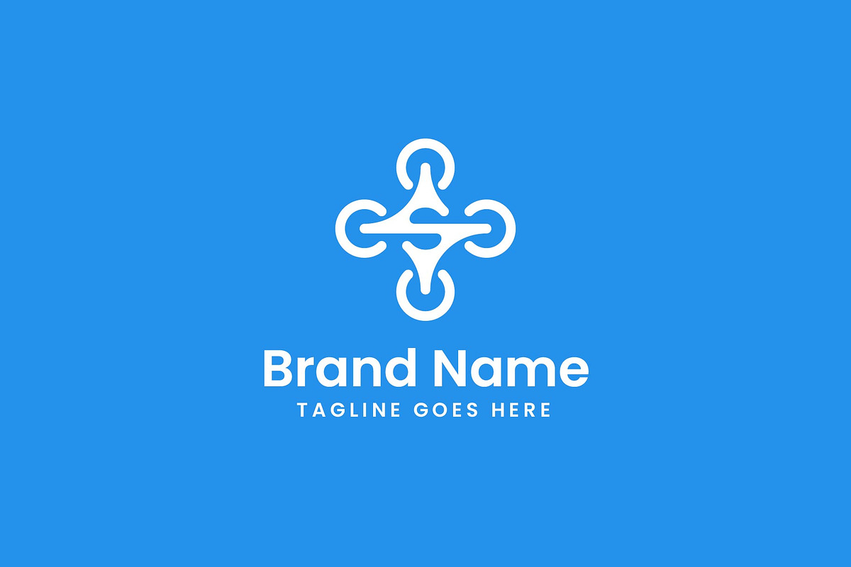 Letter S with Drone Logo, a Branding & Logo Template by Evloxx Studio (Photo 3 of 3)