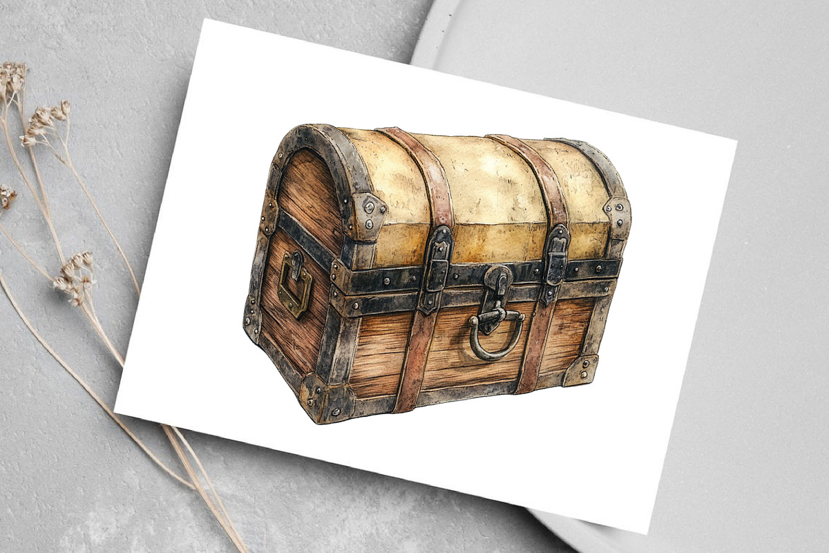 Watercolor Haunted Bookstore Clipart, an Illustration by Canvas Craft (Photo 5 of 7)