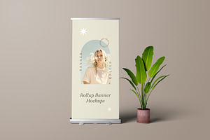 Roll Up Banner Mockups