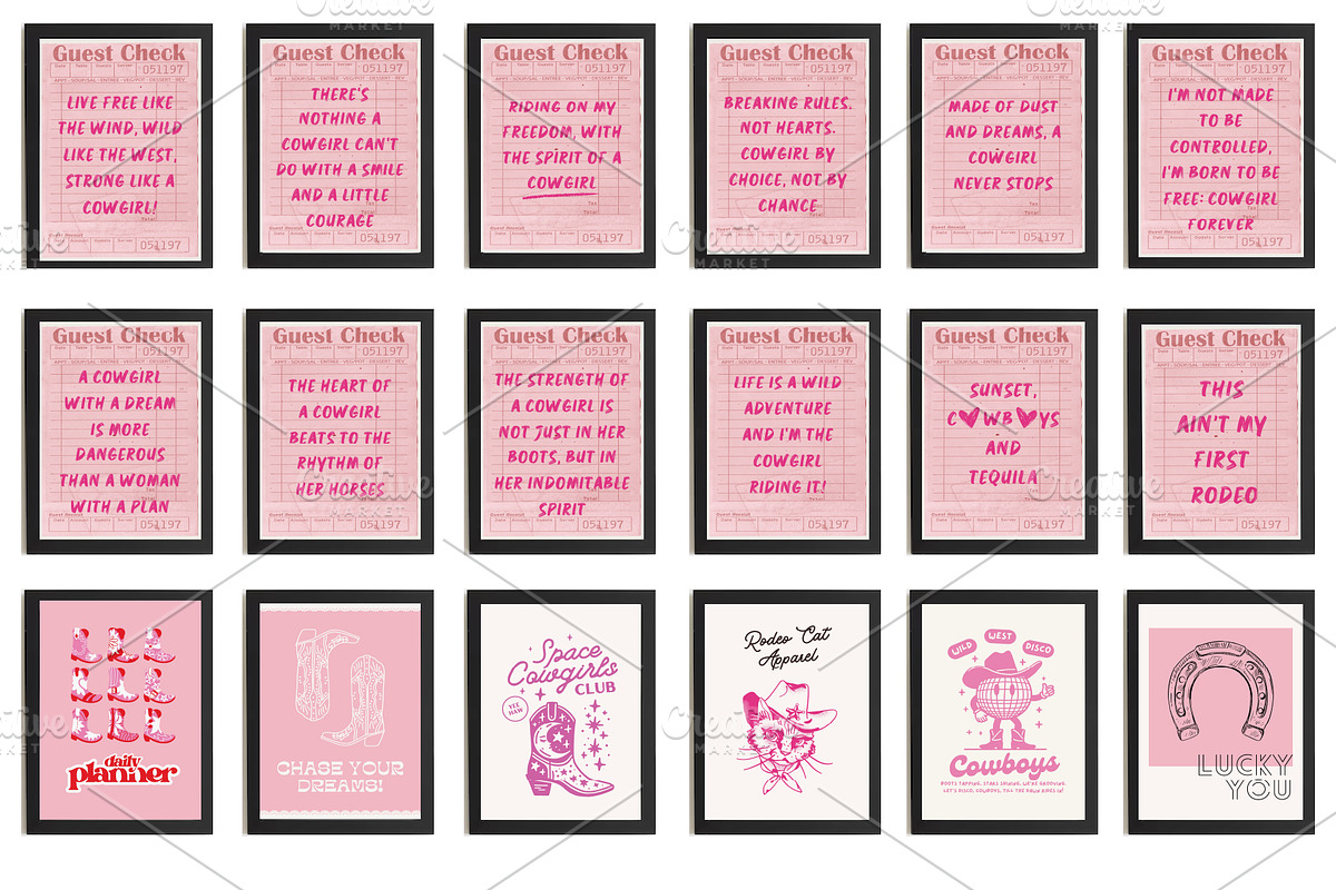 Cowgirl wall prints, Western Posters, a Background Photo by Chipshpow Graphics (Photo 4 of 10)