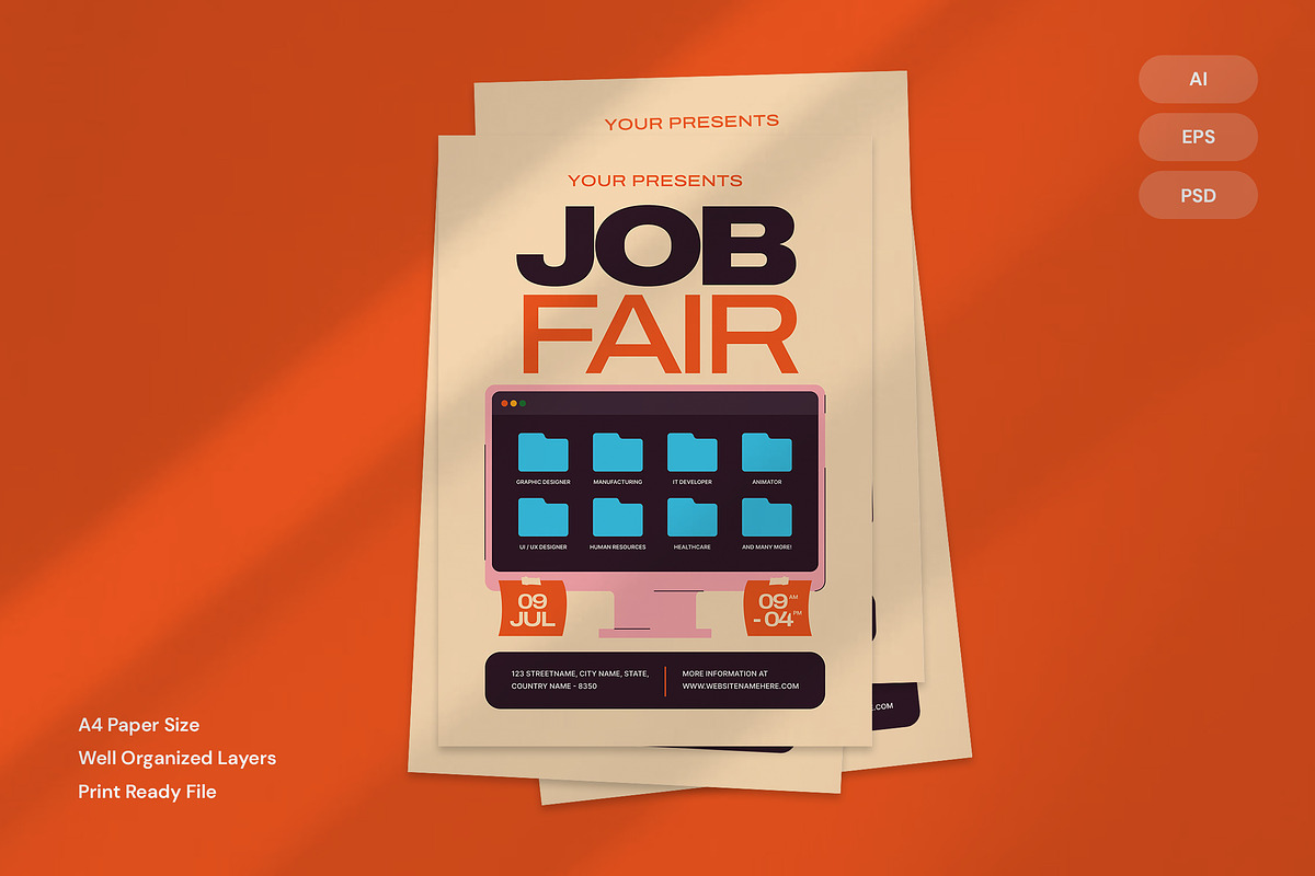 Job Fair - Flyer preview 3