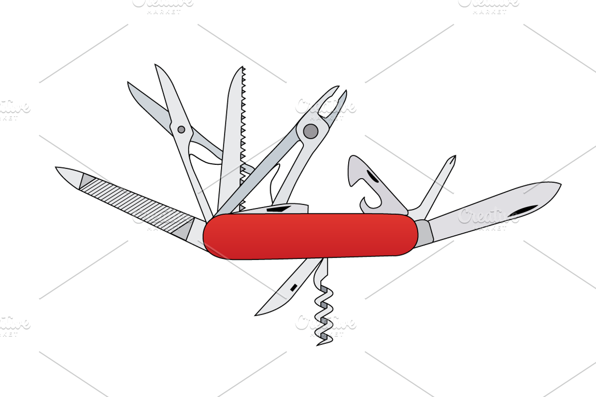 pocketknife, an Object Illustration by vekstok (Photo 1 of 2)