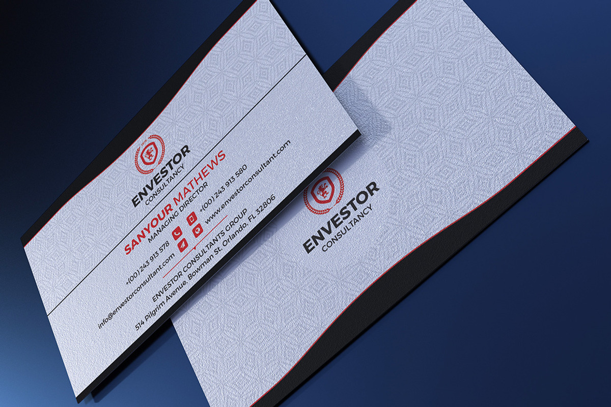 100 Modern Business Card Bundle, a Business Card Template by GraphicsEgg (Photo 35 of 102)