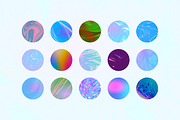 Holographic grainy backgrounds, a Background Graphic by Luna Studio (Thumbnail 3 of 10)