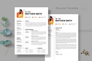 Modern and Clean Resume CV Template, a Resume Template by PixelStudio (Thumbnail 2 of 7)