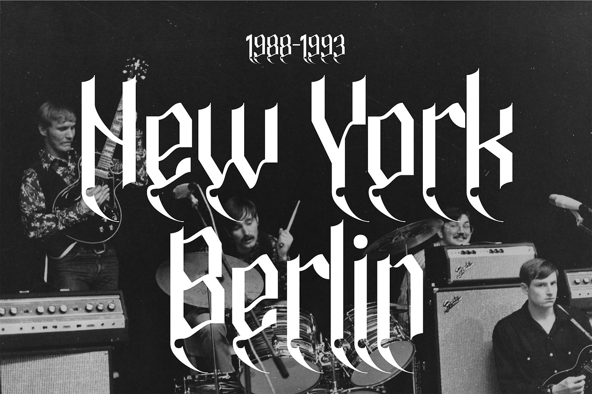 Sabbatic Display - Modern Doom v02, a Blackletter Font by riff.type (Photo 5 of 10)