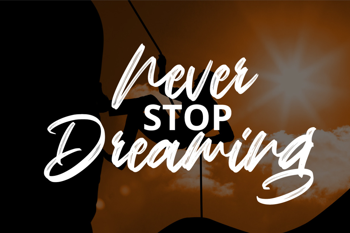 Missing - a Freestyle Brush Font, a Script Font by Vava Aryanto (Photo 5 of 9)