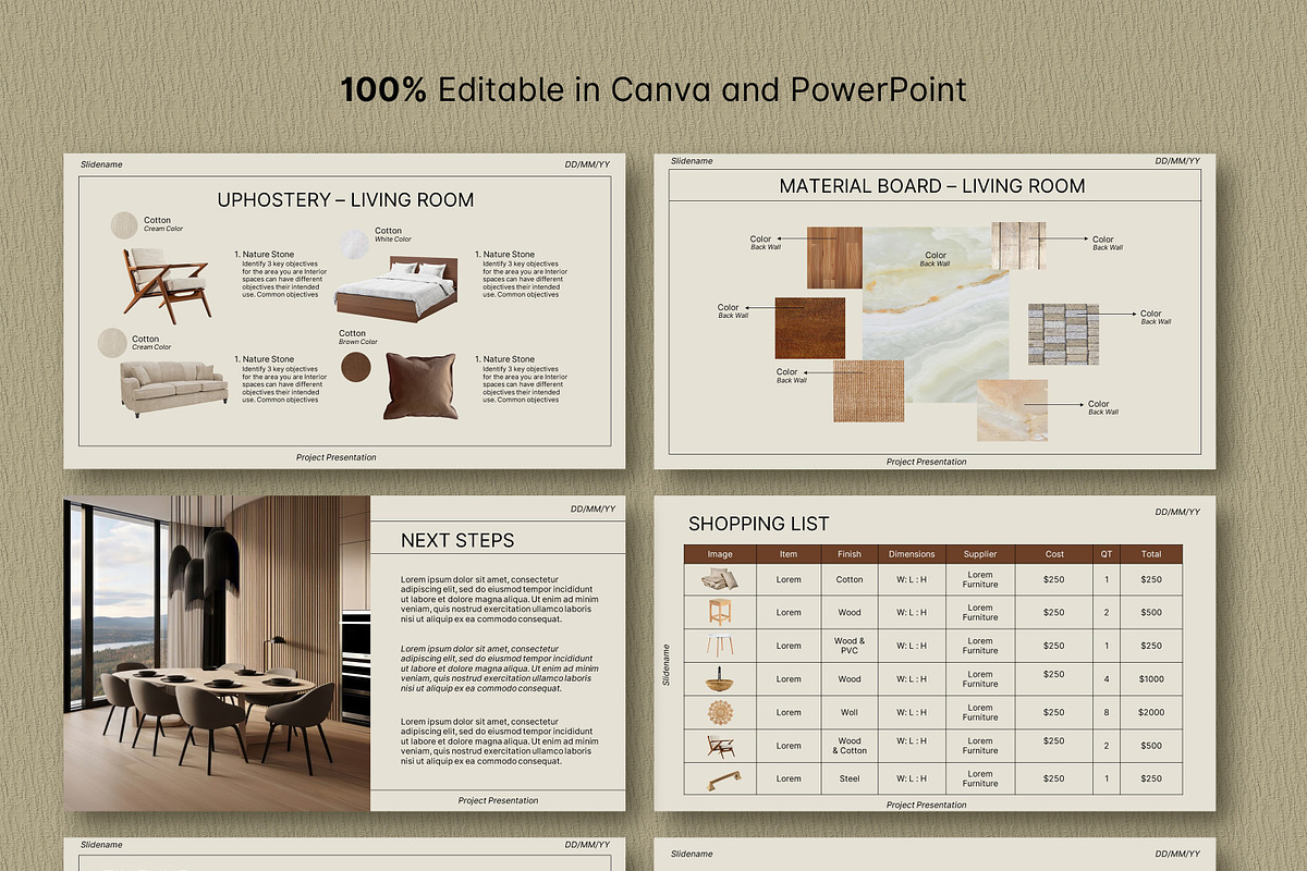 Bundling Interior Design Presentatio, a Presentation Template by SKY CREATION (Photo 6 of 10)