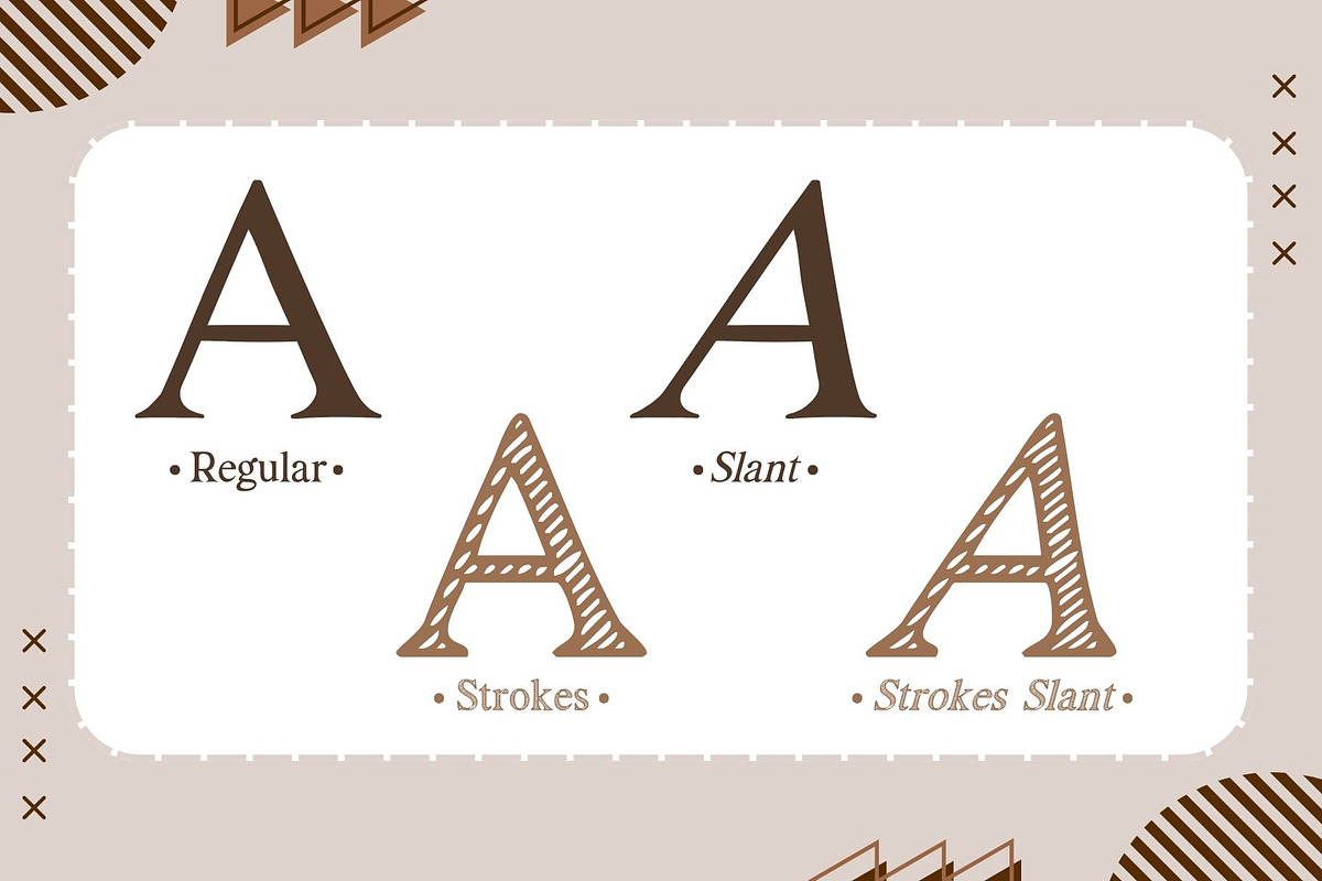 Fox Adonis: 4 Font Styles, a Serif Font by Fox7 By Rattana (Photo 2 of 13)