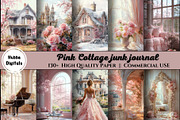 130+ Pink Cottage junk journal, a Decorative Illustration by HubbaDigitals (Thumbnail 1 of 5)