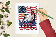 4th of July Patriotic Sublimation, a Graphic by designcity5 (Thumbnail 7 of 10)