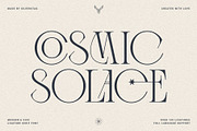 Cosmic Solace - Ligature Serif Font, a Serif Font by SilverStag Type Foundry (Thumbnail 1 of 16)
