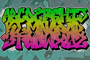 Bomber Wall Graffiti Font