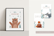 Watercolor woodland adventure, an Animal Illustration by Cute And Wild (Thumbnail 2 of 5)