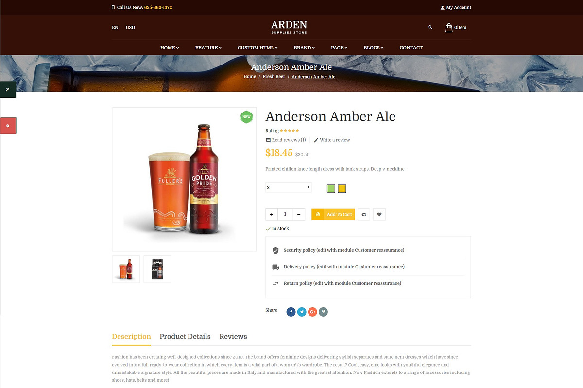 Pts Arden - Clean and Professional, a Bootstrap Template by Prestabrain (Photo 6 of 8)