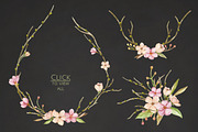 Floral Fantasy Watercolor, a Decorative Illustration by NataliVA (Thumbnail 3 of 4)