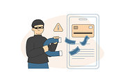 Cyber Crime Illustration, an Object Graphic by Jump Studio (Thumbnail 9 of 12)
