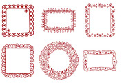 Doodle Christmas Frame SVG PNG Bundl, an Illustration by Daily.Designs (Thumbnail 2 of 4)
