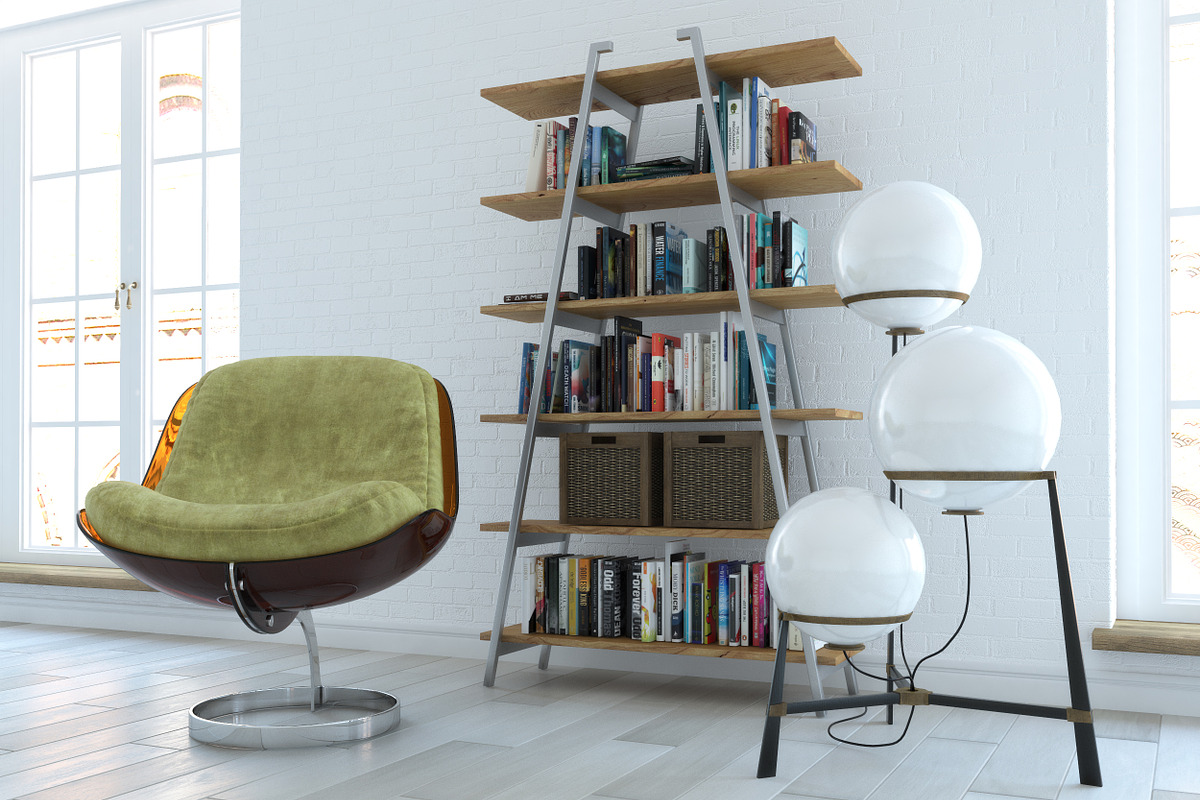Furniture set 1109, a Furniture 3D Model by inDahouze (Photo 3 of 11)