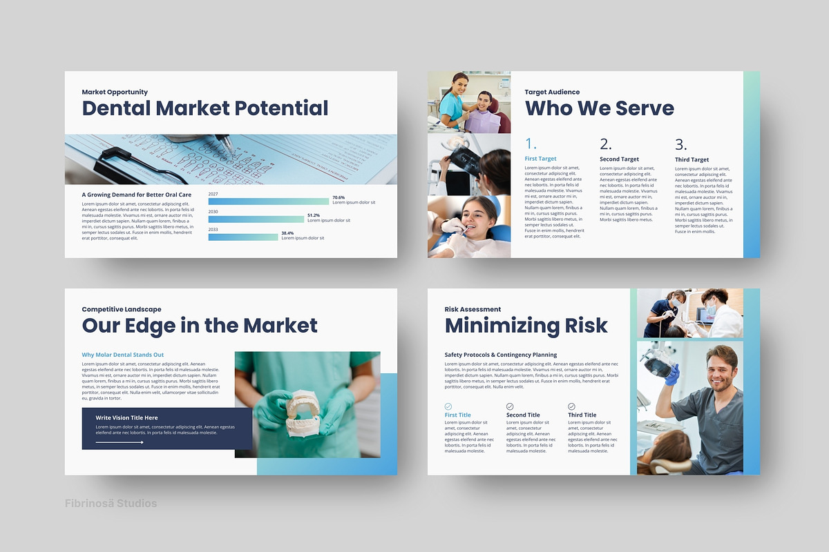 Dental Clinic Pitch Deck Keynote preview 6