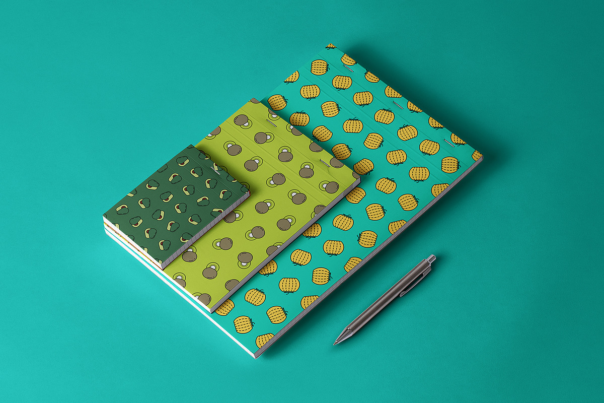 60 Fruit Seamless Patterns, a Pattern Graphic by Lukino (Photo 5 of 9)