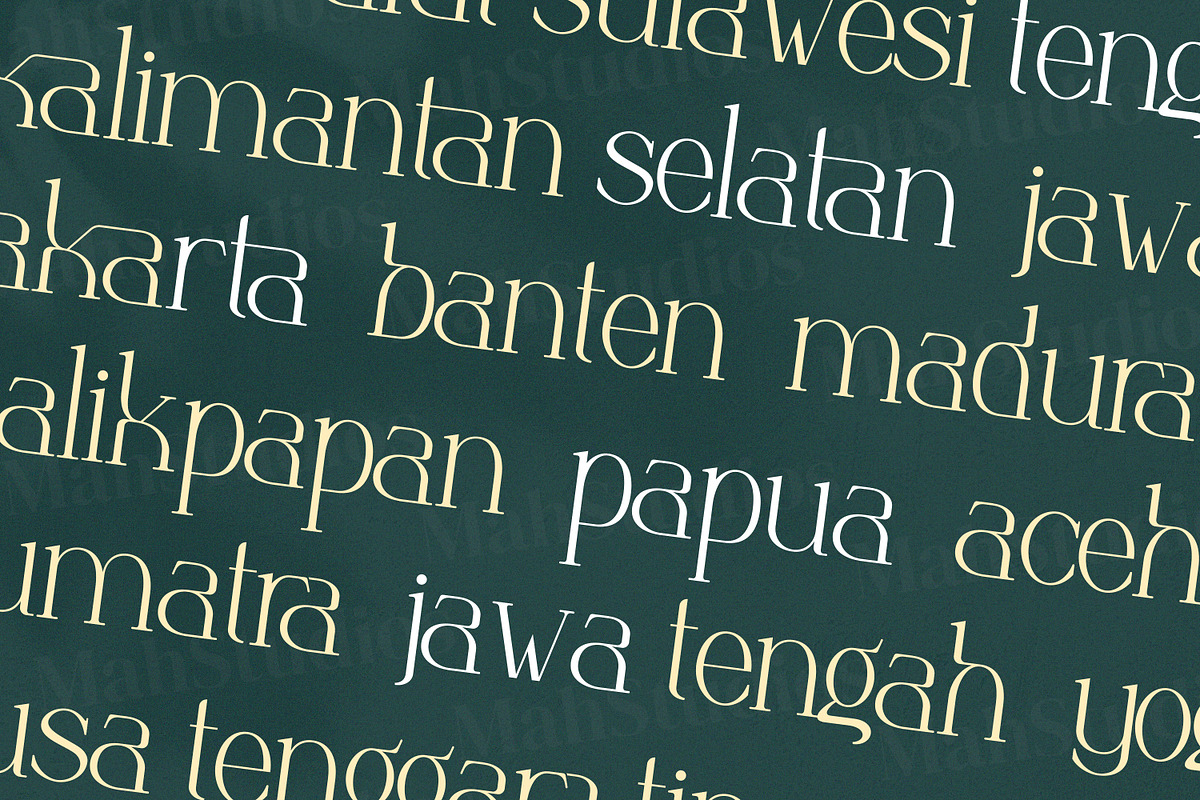 Anbittah Serif Fonts, a Serif Font by mahstudios (Photo 8 of 13)