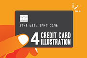 Credit Card Illustration Pack, a Graphic by Wilsonkjc (Thumbnail 1 of 5)