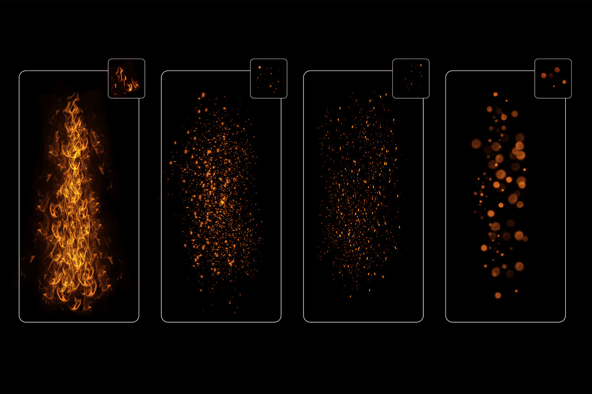 Dynamic Fire Photoshop Brushes, a Brush Add-On by Mohamed Saber (Photo 3 of 7)