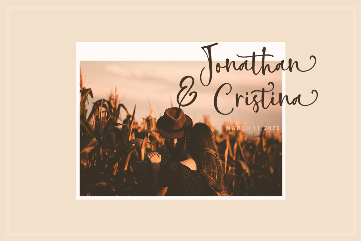 Highland Script +Extra, a Script Font by Areatype (Photo 4 of 10)