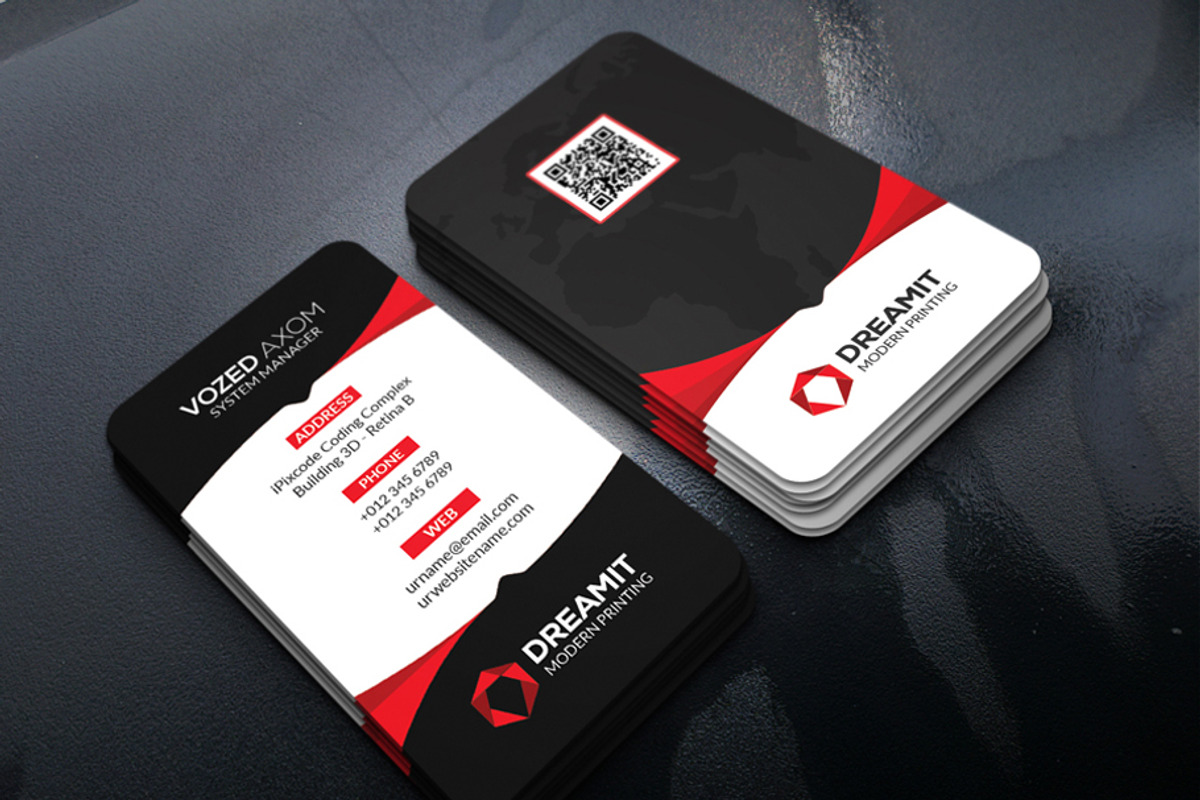 Corporate Business Card, a Business Card Template by xnorpix (Photo 1 of 4)