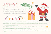 Christmas Clipart and Patterns, a Seasonal Illustration by CapriceMeDesigns (Thumbnail 2 of 16)