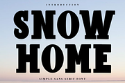 Snow Home, a Script Font by InermediaSTUDIO (Thumbnail 1 of 7)