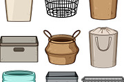 Various baskets and boxes for home, an Object Graphic by pikepicture (Thumbnail 3 of 3)