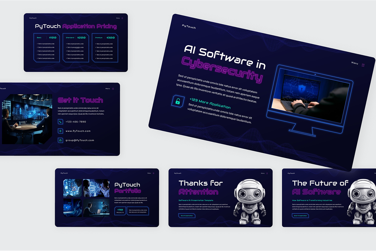 Software AI Presentation, a Presentation Template by SquidPixey (Photo 5 of 6)