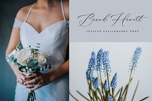 Lucille Wedding Calligraphy Font