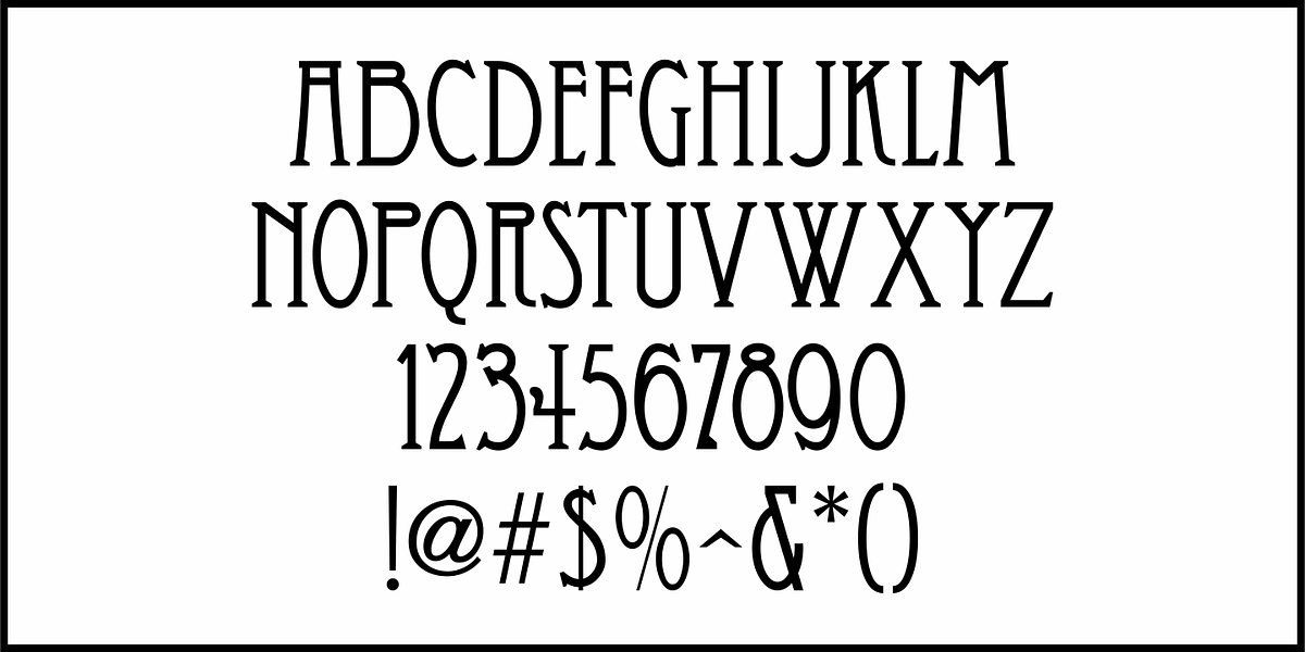 Oddly Nouveau JNL, a Font by Jeff Levine Fonts (Photo 3 of 5)