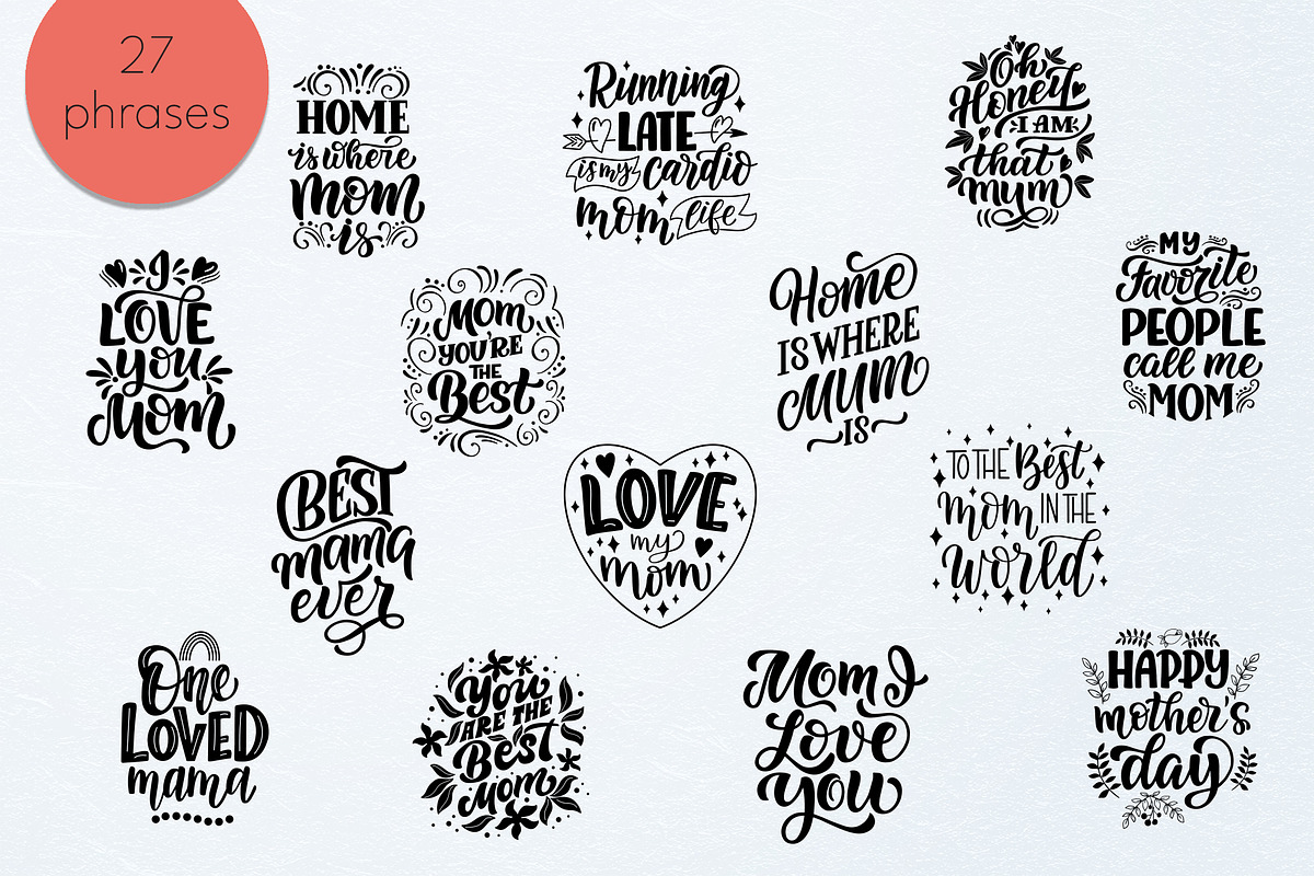 Mother Quotes SVG Bundle, an Illustration by rinaletters (Photo 4 of 7)