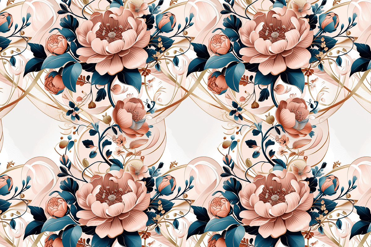 Tea Rose - Floral Patterns, a Pattern Graphic by Art Sproot (Photo 6 of 8)