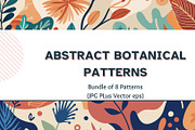 Abstract Botanical Patterns, a Pattern Graphic by BilalGfx (Thumbnail 1 of 5)