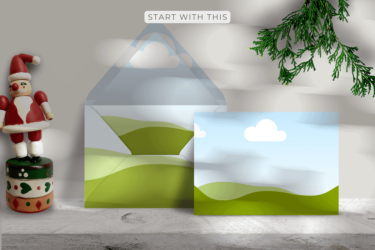 16 Christmas Card Canva Mockups, a Merchandise Mockup by Mockup Scene (Photo 22 of 23)