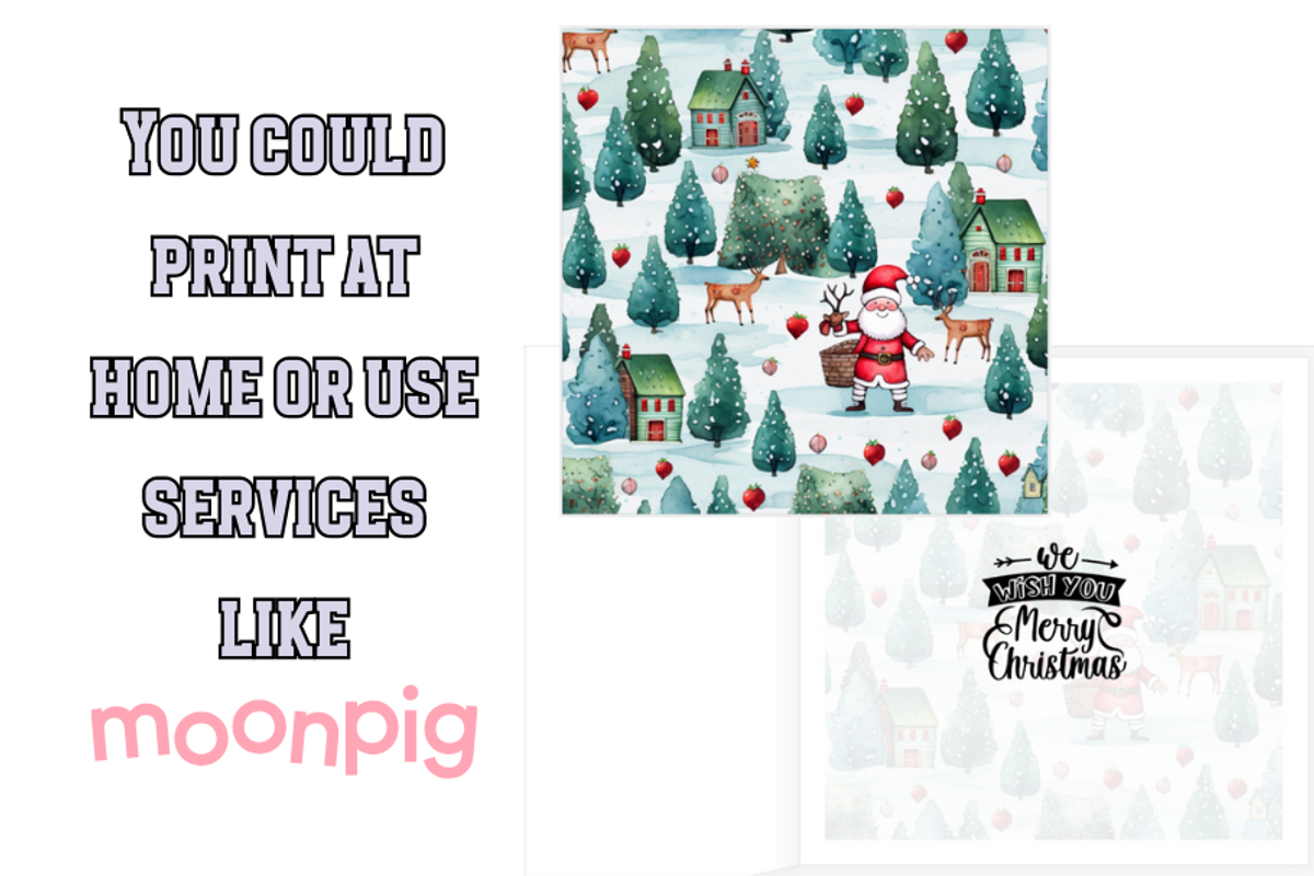 Christmas Card Design Bundle 18, a Card Template by Jay Major Designs (Photo 2 of 10)