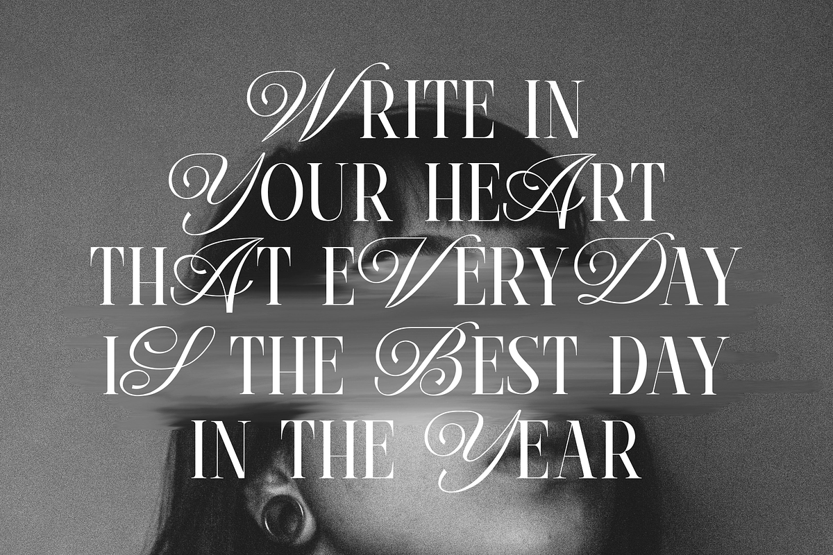 Epical Comeback Font, a Serif Font by zeenesia (Photo 2 of 20)