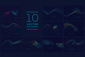 Particle Abstract Backgrounds Vol 4