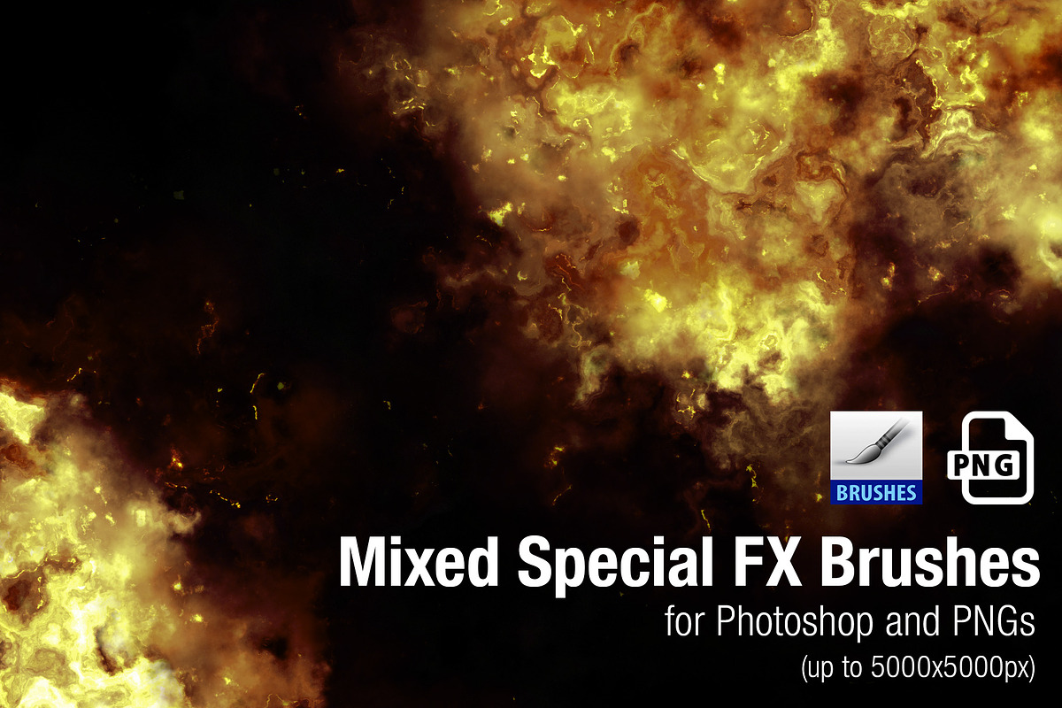 Mixed Special FX PS Brushes and PNGs, a Brush Add-On by Creative Graphics (Photo 4 of 5)
