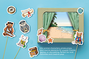 Sea Voyage Cute Animals, an Illustration by lokfrid (Thumbnail 10 of 12)