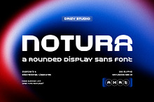 Notura – Rounded Display Sans Font