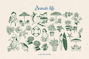 Vacation Illustrations, an Object Graphic by DesignThatMatters (Thumbnail 7 of 12)